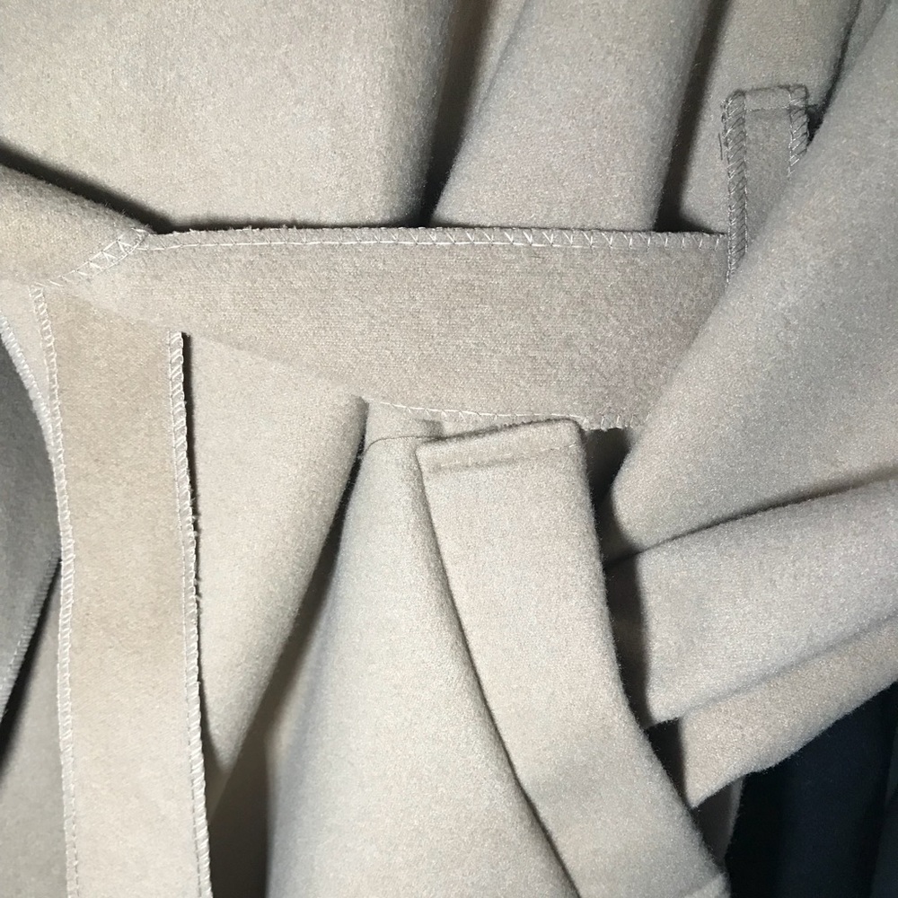 LAST 1 • Camel / Tan Oversized Waterfall Belt Coat - Picture 5 of 5
